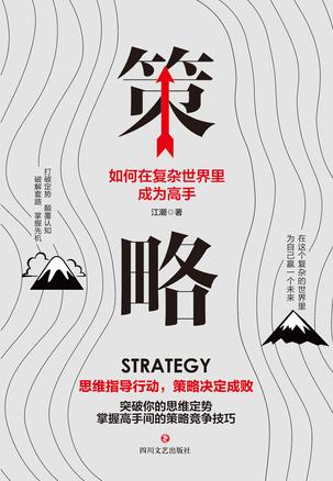 《策略：如何在复杂的世界里成为高手》江潮/策略思维/epub+mobi+azw3插图