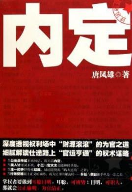 《内定》唐凤雄/透视官场中人财源滚滚权术谋略/epub+mobi+azw3插图
