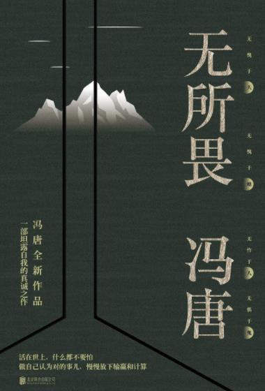 《无所畏》冯唐&2018一部坦露自我的真诚之作epub+mobi+azw3插图